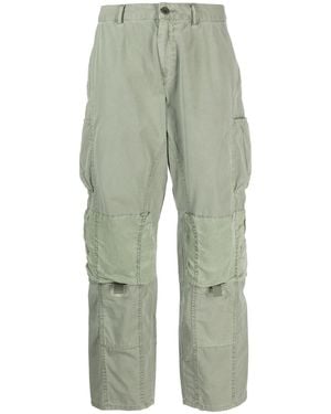 John Elliott Mid-Rise Straight-Leg Work Pants - Green