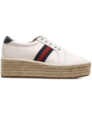 Greenhouse Polo Platform Espadrille Sneaker - White