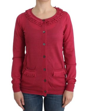 John Galliano Wool Cardigan - Red