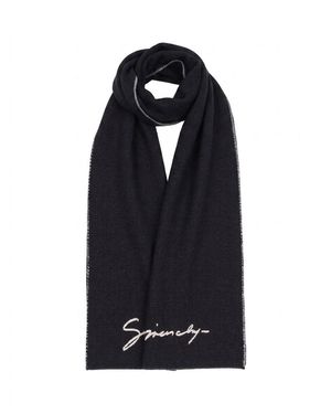 Givenchy Wool Scarf - Blue