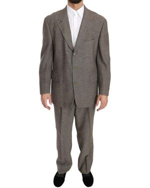 Fendi Elegant Light Wool Suit - Black