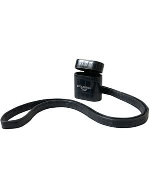 Dolce & Gabbana Crocodile Leather Metal Logo Airpods Case - Black