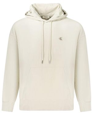 Calvin Klein Cotton Hoodie - White