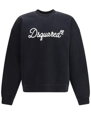DSquared² Cotton Sweatshirt - Blue