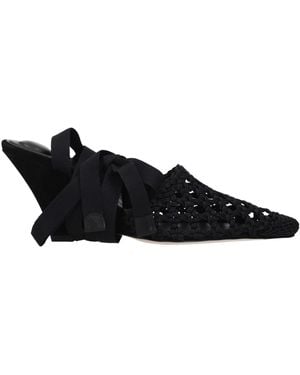 Jacquemus Fabric Strap-On Sandals - Blue