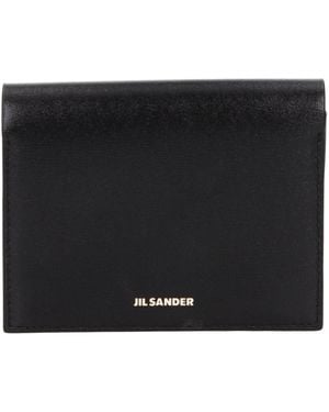 Jil Sander Leather Cardholder - Black