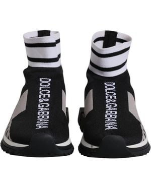 Dolce & Gabbana Portofino Slipon Trainer Chunky Sole - Black