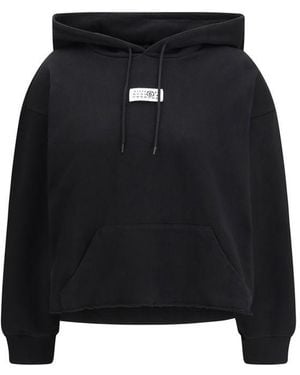 MM6 by Maison Margiela Cotton Sweatshirt Clothing - Black