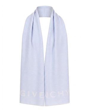 Givenchy Wool Scarf - Blue