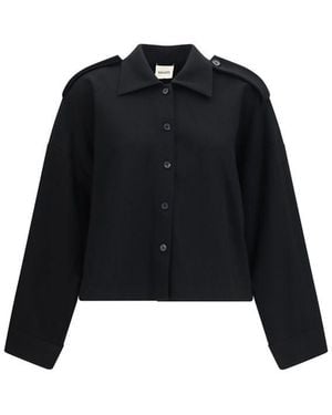 KHAITE Acetate Shirt - Black