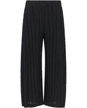 Pleats Please Issey Miyake 'Thicker Bottoms 1' Pants - Blue