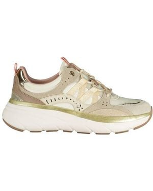 Twinset Beige Polyurethane Sneaker - Multicolor