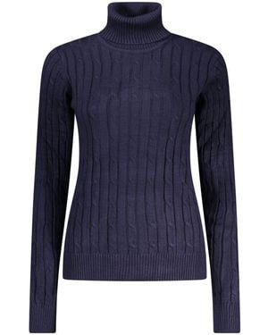 Norway 1963 Blu Viscosa Donna Maglia - Blue