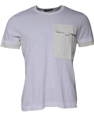 Dolce & Gabbana Crew Neck Short Sleeve T-Shirt - Blue