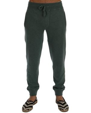 Dolce & Gabbana Cashmere Training Trousers - Black
