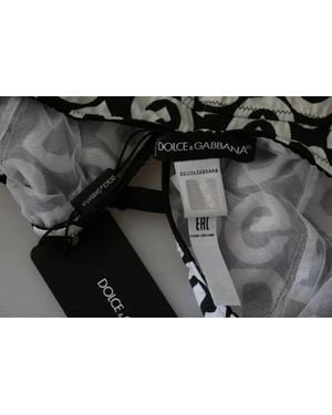 Dolce & Gabbana Dg Mania Print Sleeveless Swimwear Clothing - Black