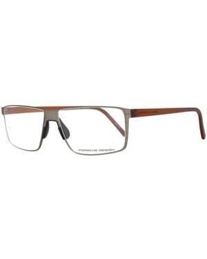 Porsche Design Stainless Steel Glasses (Frames) - Brown