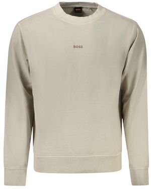 BOSS Cotton Sweater - Gray