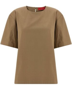 Thelatest Dean T-Shirt Cotton - Natural