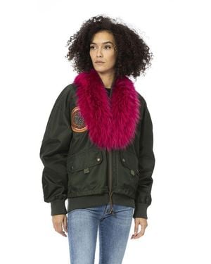 MR & MRS Polyamide Jackets & Coat - Red