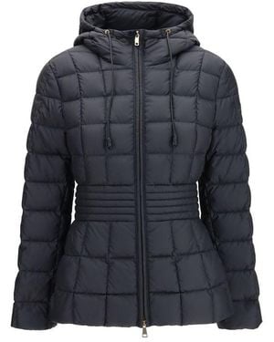 Moncler Polyester Full-Length Jacket - Blue