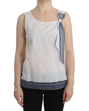 Ermanno Scervino Top Blouse Tank Shirt Sleeveless - Gray