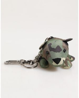 Dolce & Gabbana Camouflage Animal Silhouette Keychain Keyring - Multicolour
