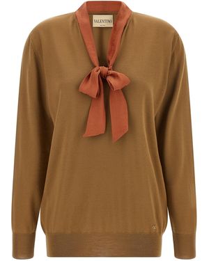 Valentino Garavani Cashmere Cardigan - Brown