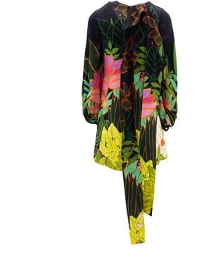 Valentino Garavani Jungle Print Dress - Black