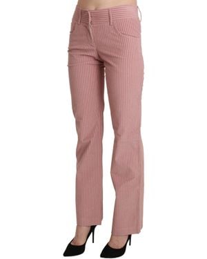 Ermanno Scervino Chic Mid Waist Straight Trouser - Multicolour