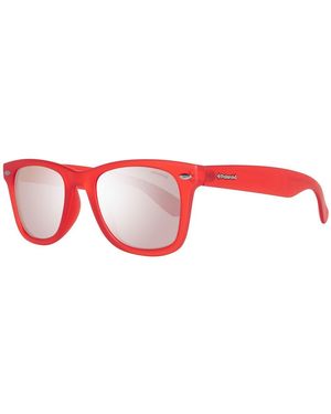 Polaroid Red Acetate Sunglasses