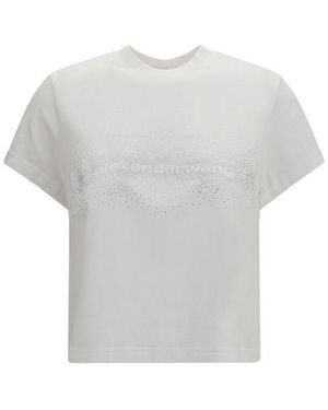 Alexander Wang Cotton T-Shirt - Gray