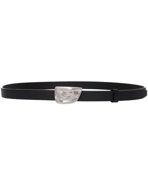 Burberry Leather Regular Belt - Black