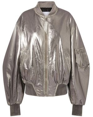 The Attico Bomber Jackets - Gray