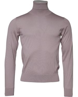 Dolce & Gabbana Cashmere Knitted Pullover Jumper - Purple