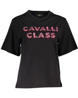 Roberto Cavalli Cotton 'T-Shirt - Black