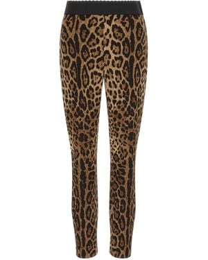 Dolce & Gabbana Dolce & Gabbana 'Leo' Leggings - Natural