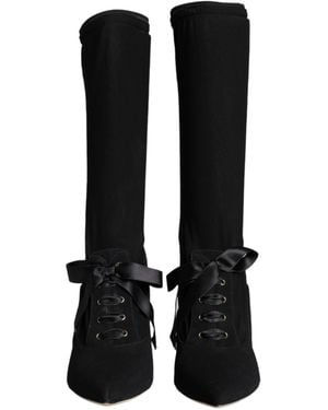 Dolce & Gabbana Heeled Boots - Black