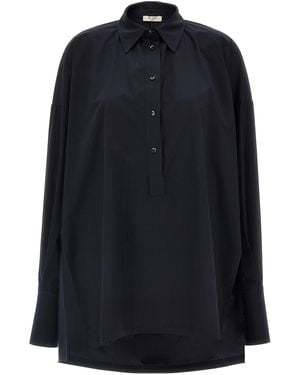 DI.LA3 PARI' Cotton Shirt Shirt, Blouse - Blue