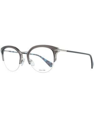 Police Metal & Plastic Glasses (Frames) - Metallic