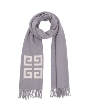 Givenchy Virgin Wool Scarf - White