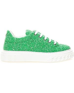 Casadei Leather Sneaker - Green