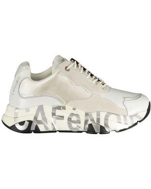 CafeNoir Bianco Polyurethane Sneaker - White