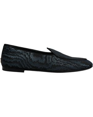 Dolce & Gabbana Flats Loafers Dress Shoes - Black