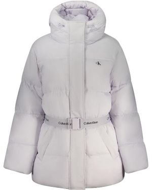 Calvin Klein Viola Nylon Jacket - Gray