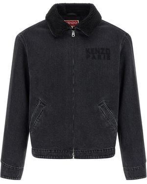 KENZO Happy Tiger' Denim Jacket - Blue