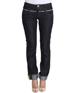 Acht Denim Cotton Bottoms Straight Fit Jeans - Black