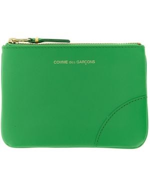Comme des Garçons Leather Cardholder - Green