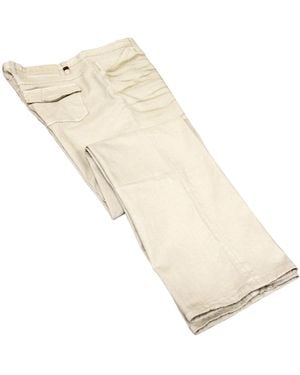 Gucci Dirty Washed Casual Pants (G 46 30 Us) - Natural