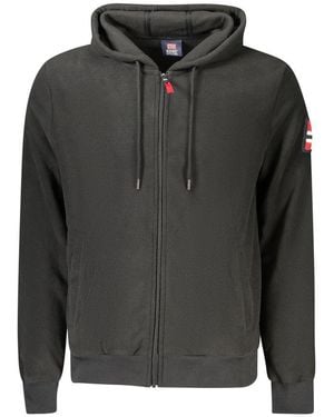 Norway 1963 Polyester Sweatshirt With Hood - Gray